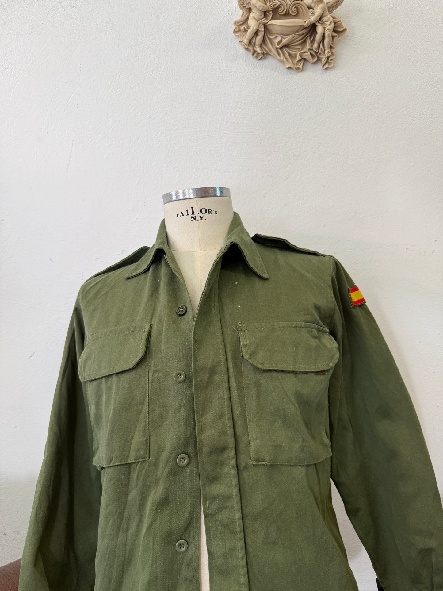 Vintage Spanish Army Shirt “S”