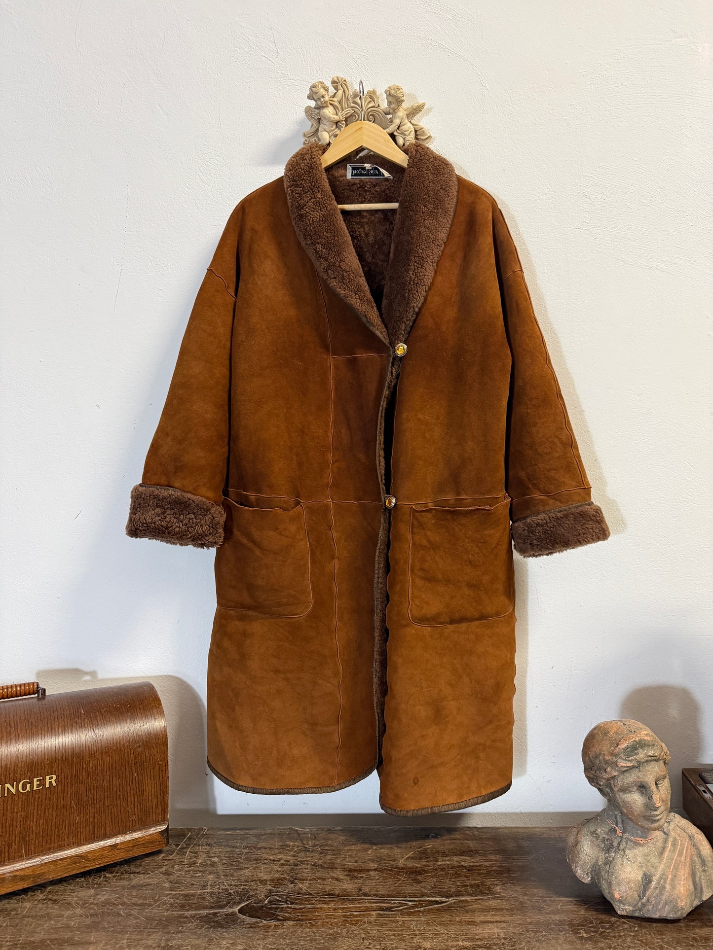 Vintage 80’s Woman Shearling Jacket “L”