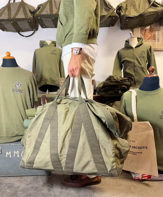 Vintage German Army Flight Bag