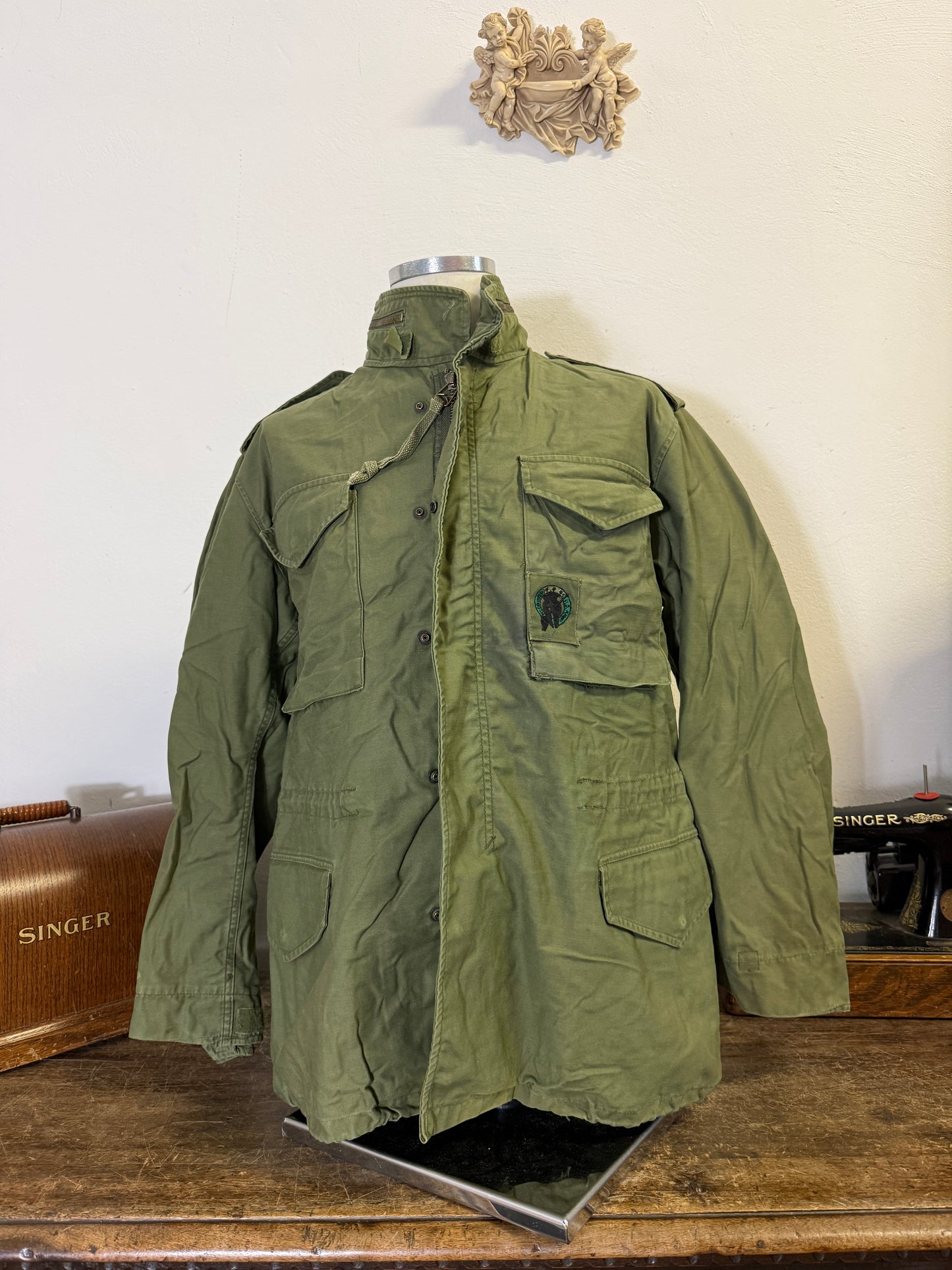 Vintage Field Jacket M65 Us Army “L”