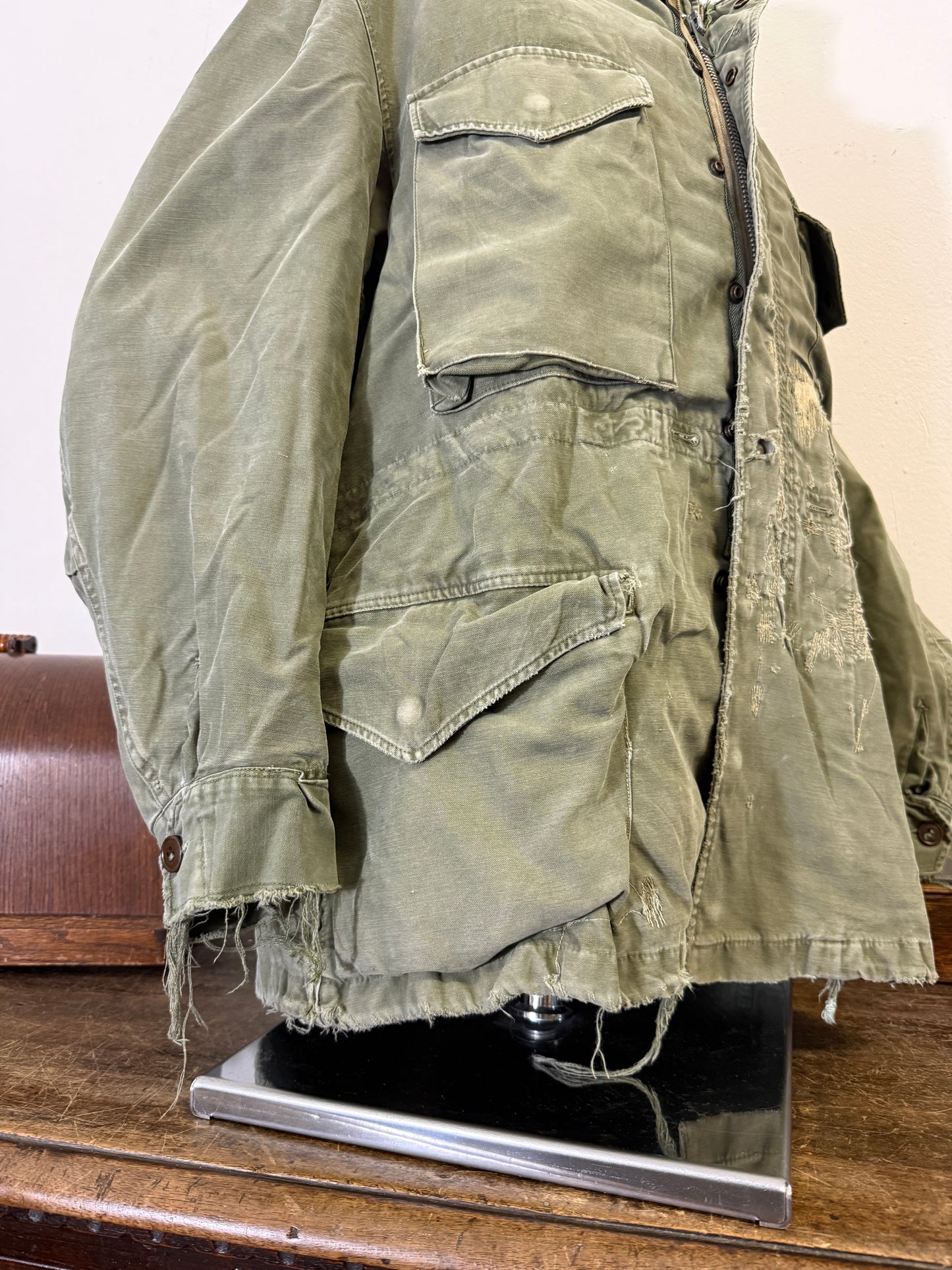 Distressed Vintage Field Jacket M51 US Army “L/XL”