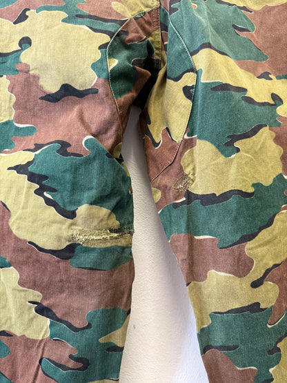 Vintage 1950s Belgian Army Camo Paratrooper Pants “W38”