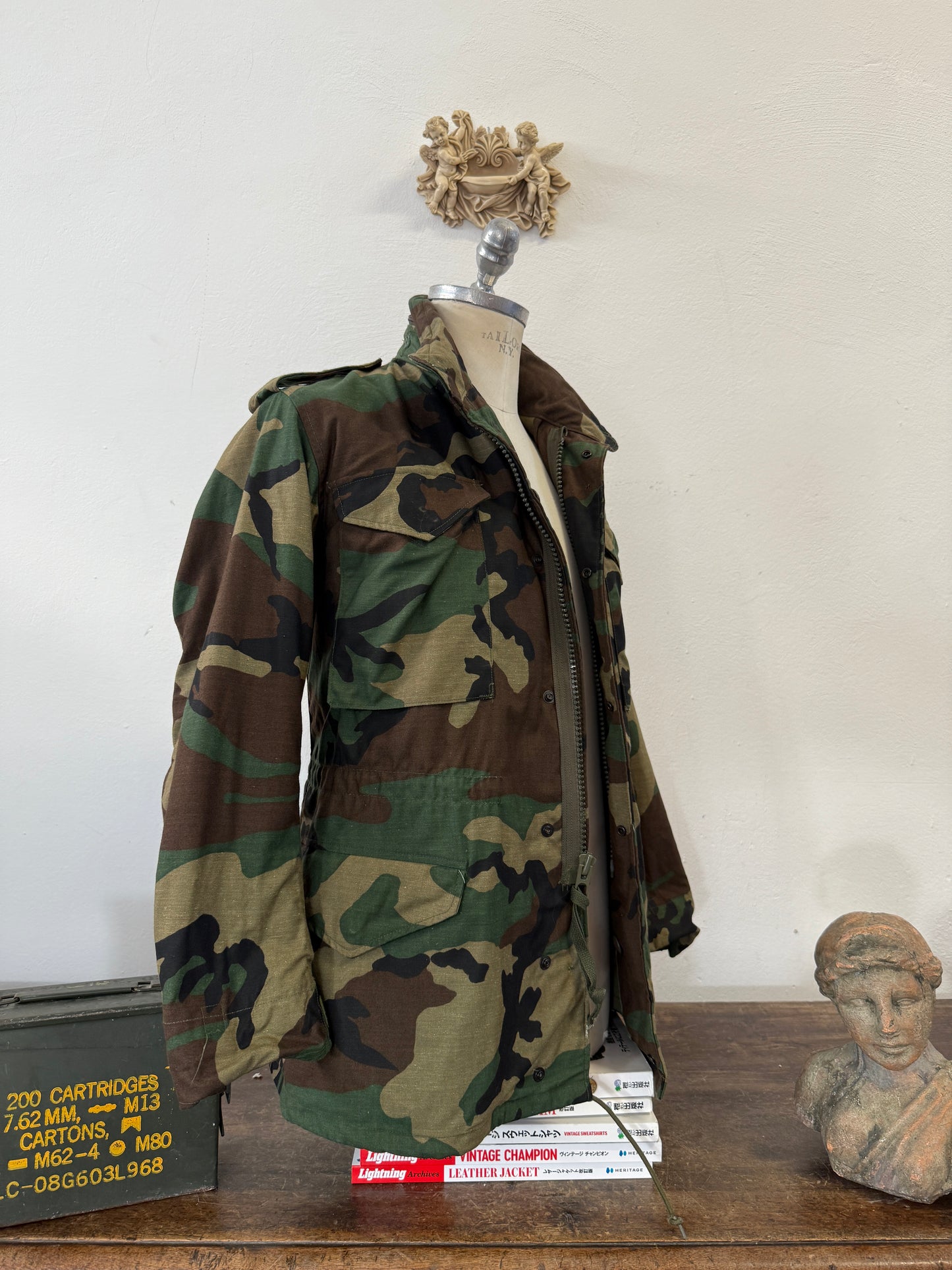 Vintage Woodland Field Jacket M65 Us Army “XS”