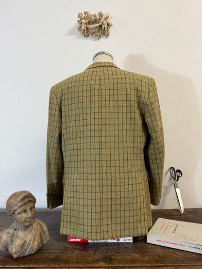 Vintage Checkered Wool Jacket “L”