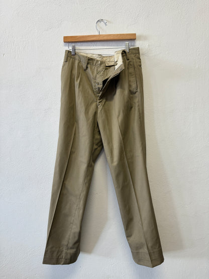 Vintage 70’s Italian Army Chino Pants “W33”