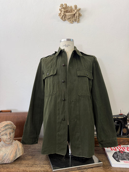 Vintage 80’s Faded Hungarian Army Shirt “L”