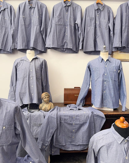 German Navy Chambray Shirt