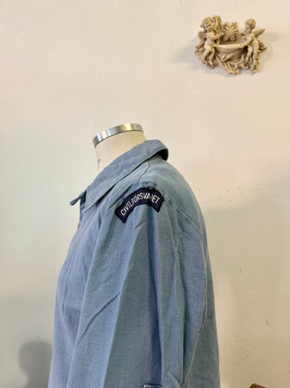Vintage 60/70’s Swedish Civil Defense Uniform Jacket “M”