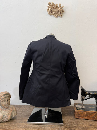 Vintage Italian Navy Double Breasted Jacket “XS”