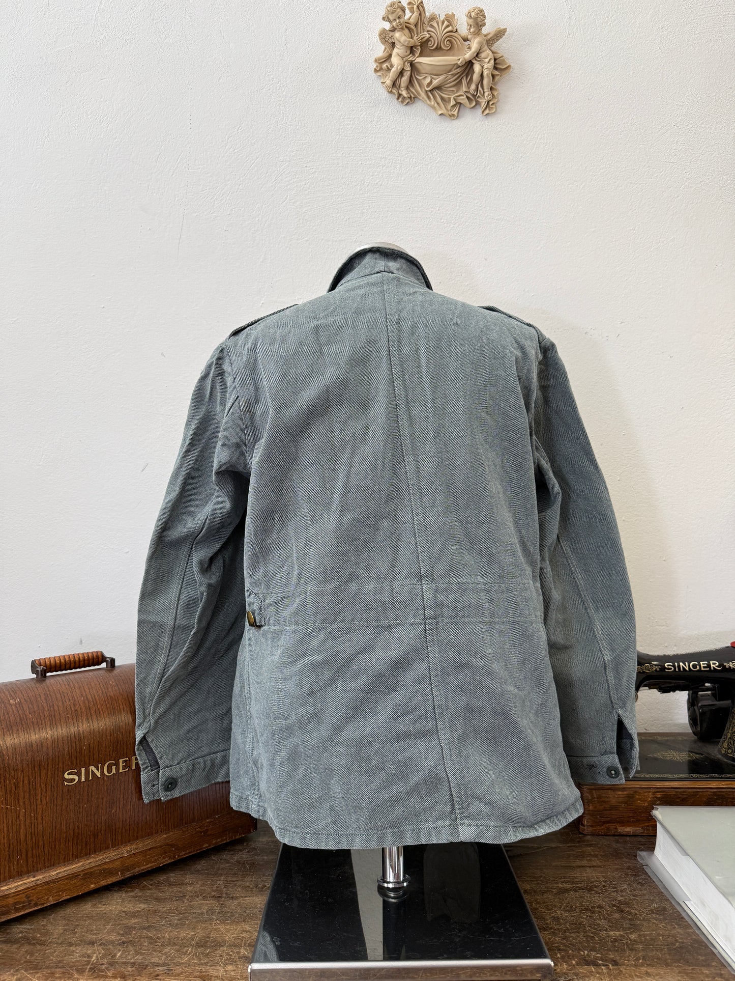 Vintage Selvedge Swiss Army Jacket “L”
