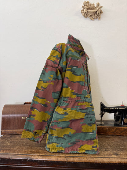 Vintage Belgian Army Camo Jacket “XL”