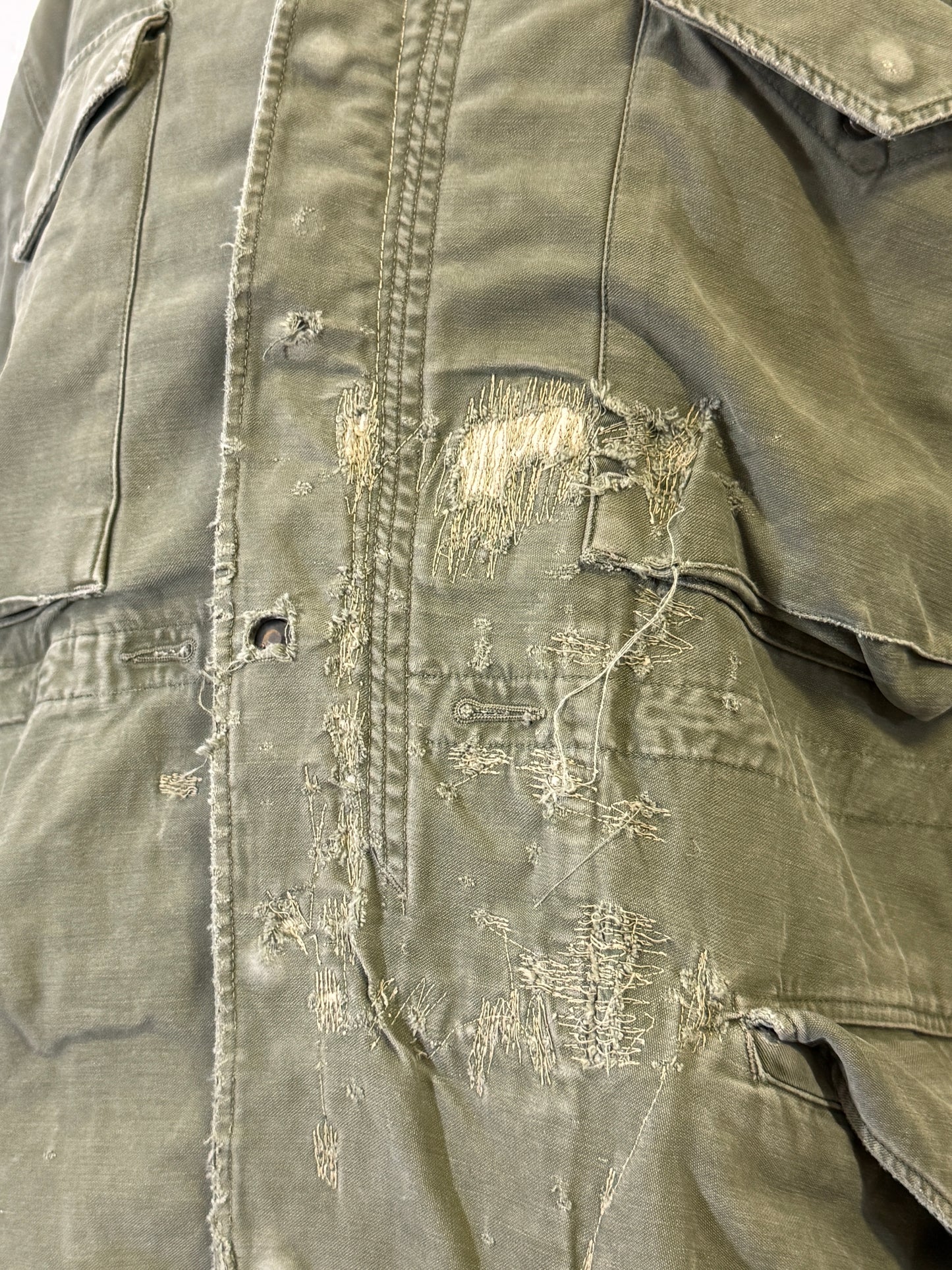 Distressed Vintage Field Jacket M51 US Army “L/XL”