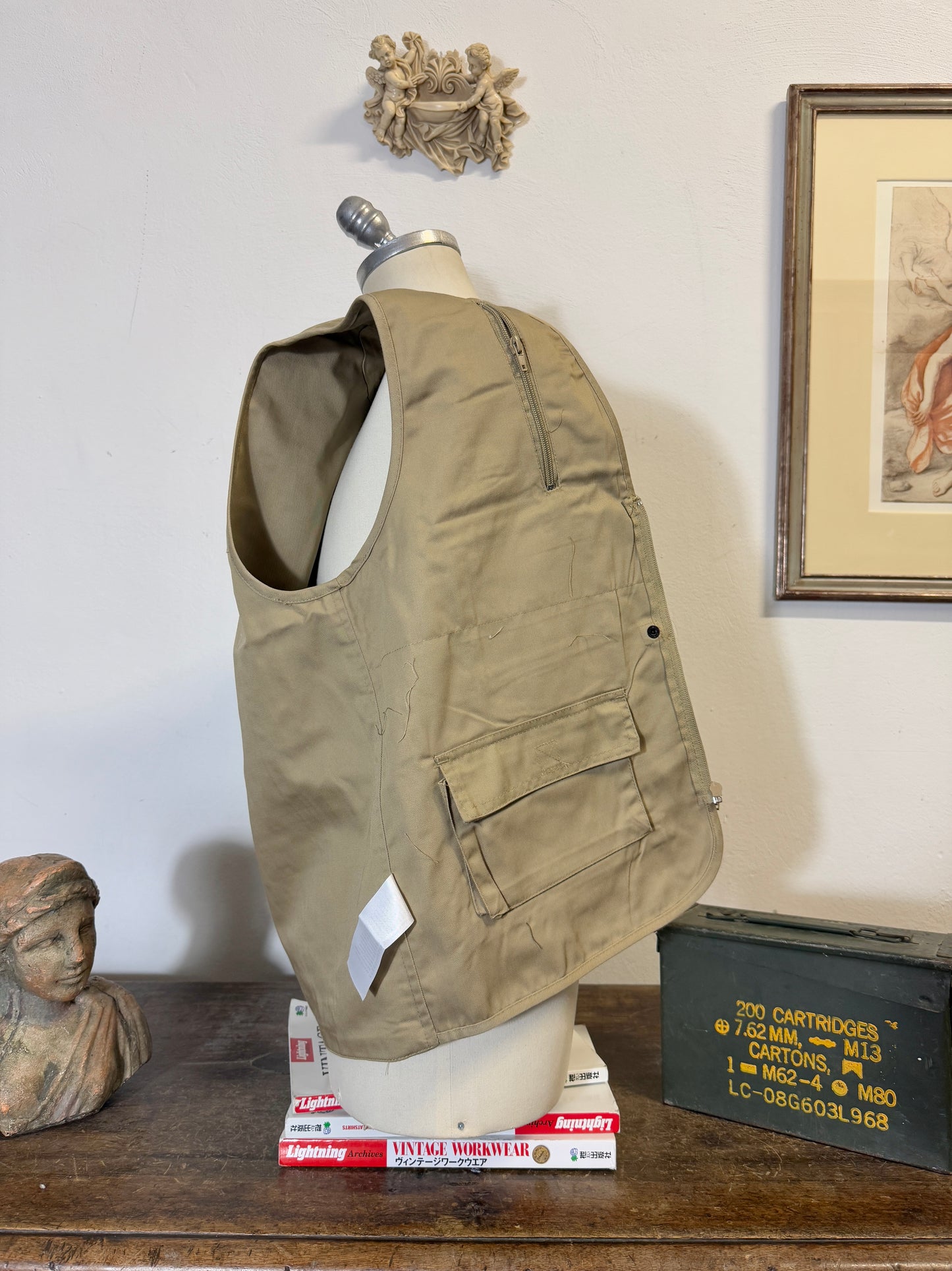 Beige Tactical Utility Vest