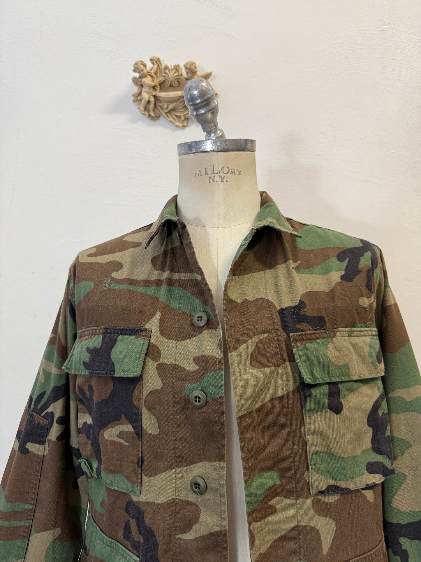 Vintage Woodland Jacket Us Army “S”