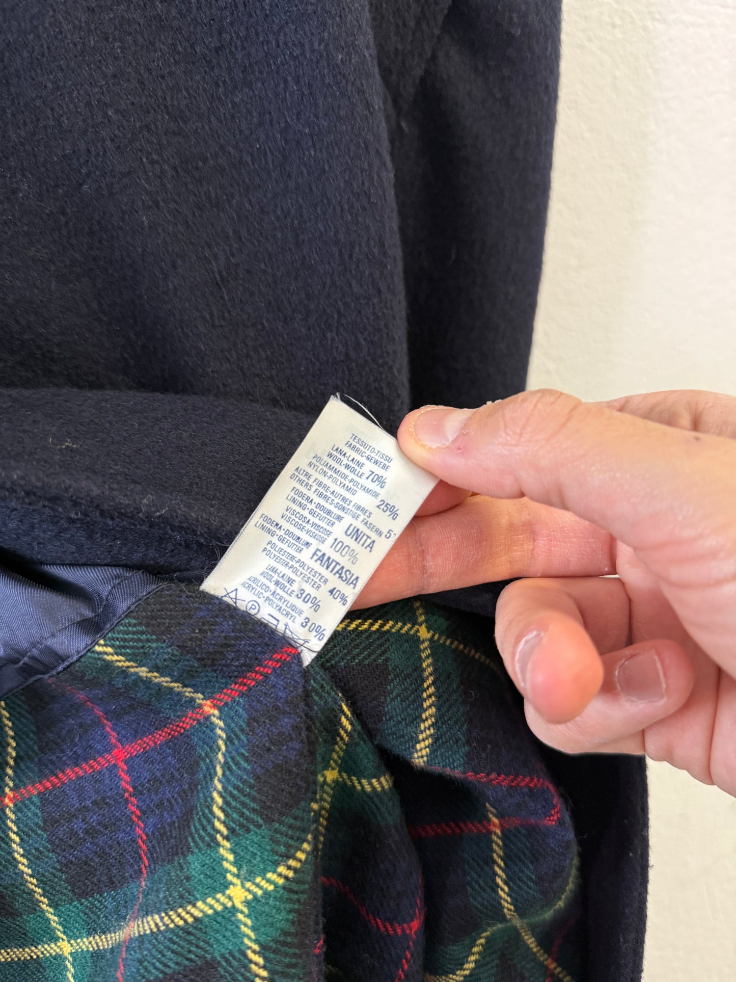 Vintage Porto di Panama Loden Coat - Blue Navy “M/L”