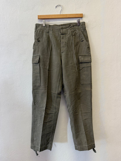 Vintage 80’s German Army Moleskin Cargo Pants “W31”