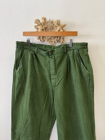 Vintage Swedish Army Fatigue Pants “W38”