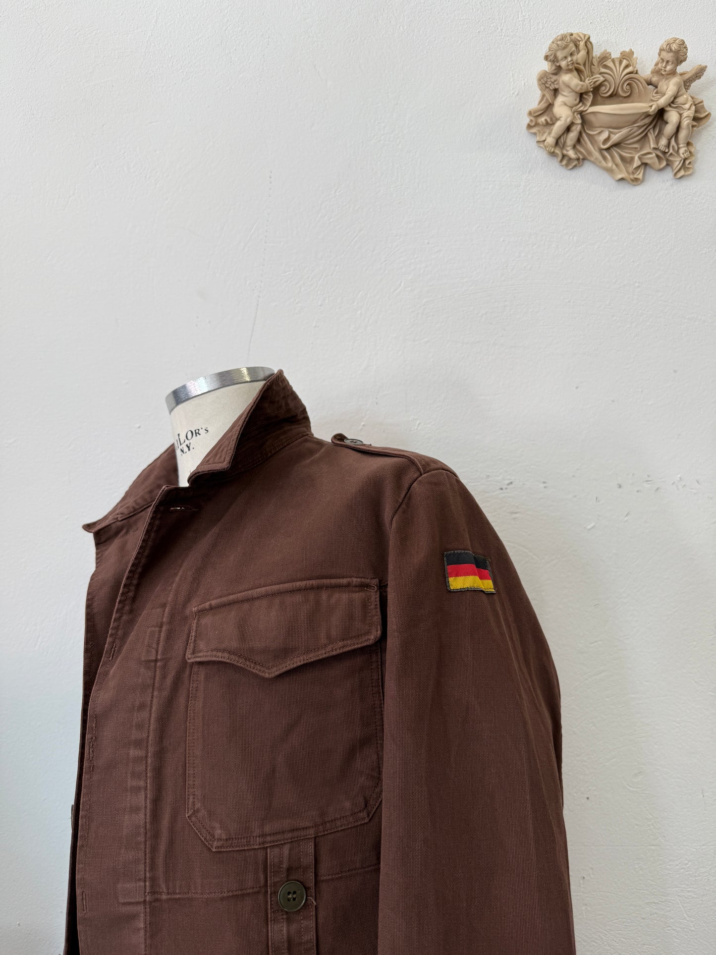 Vintage Moleskin German Army Jacket “S/M”