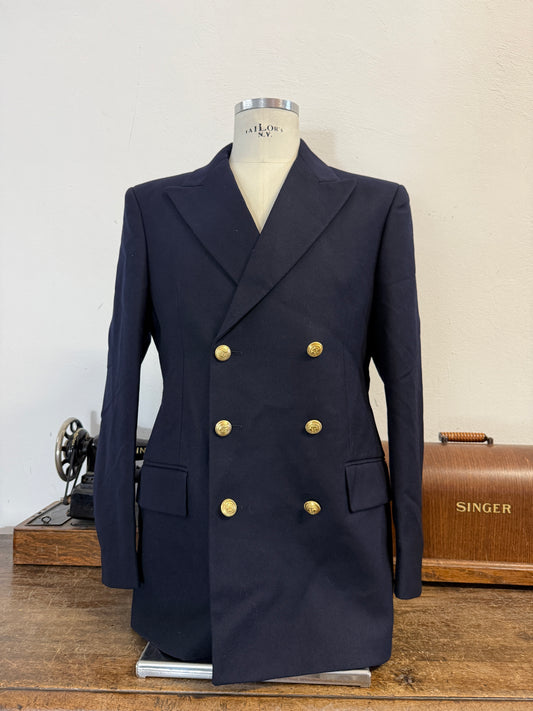 Vintage 00’s Italian Navy Double Breasted Jacket “L/XL”