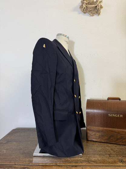 Vintage 00’s Italian Navy Double Breasted Jacket “M/L”