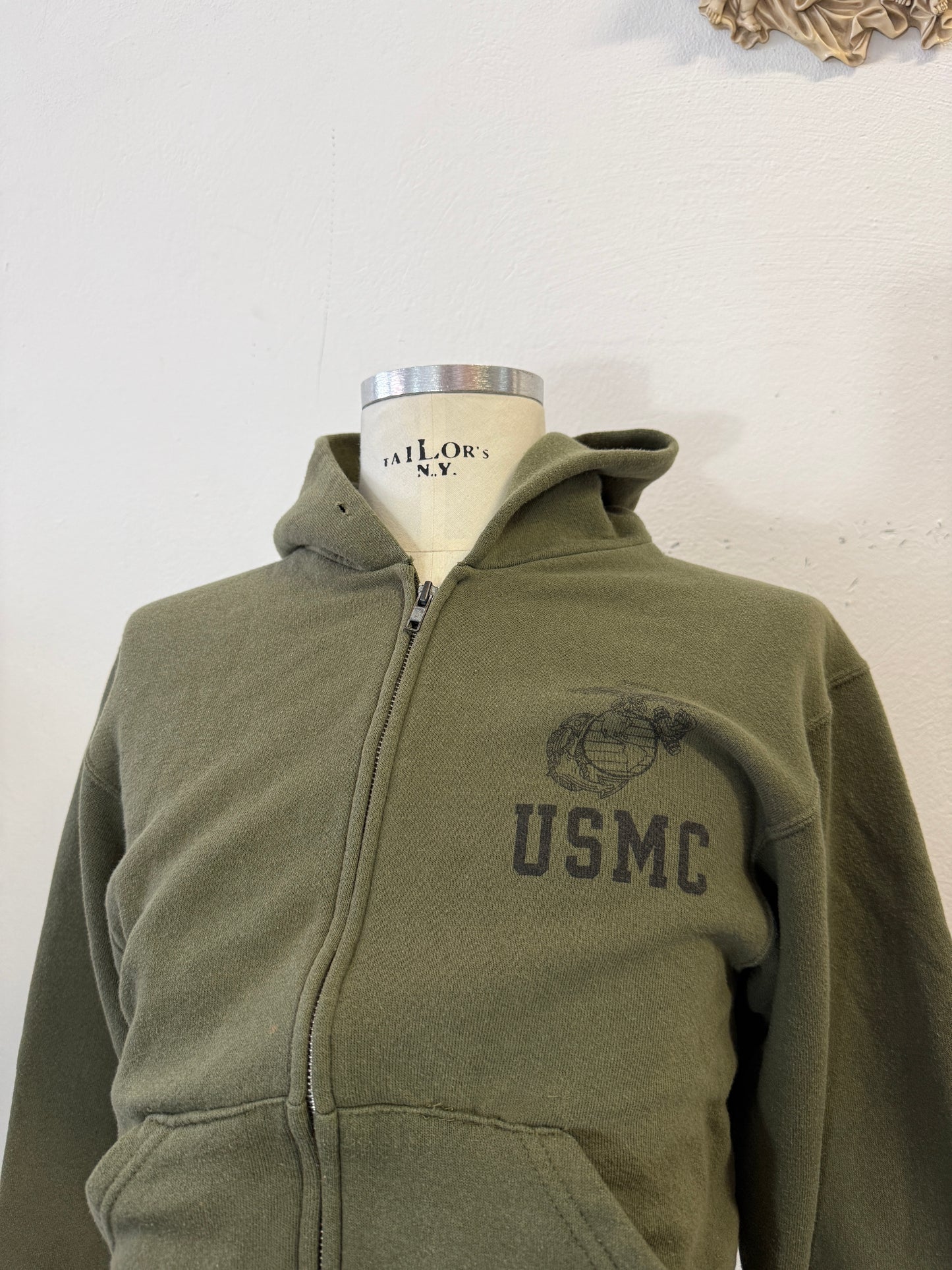 Vintage USMC Full-Zip Hoodie “S”