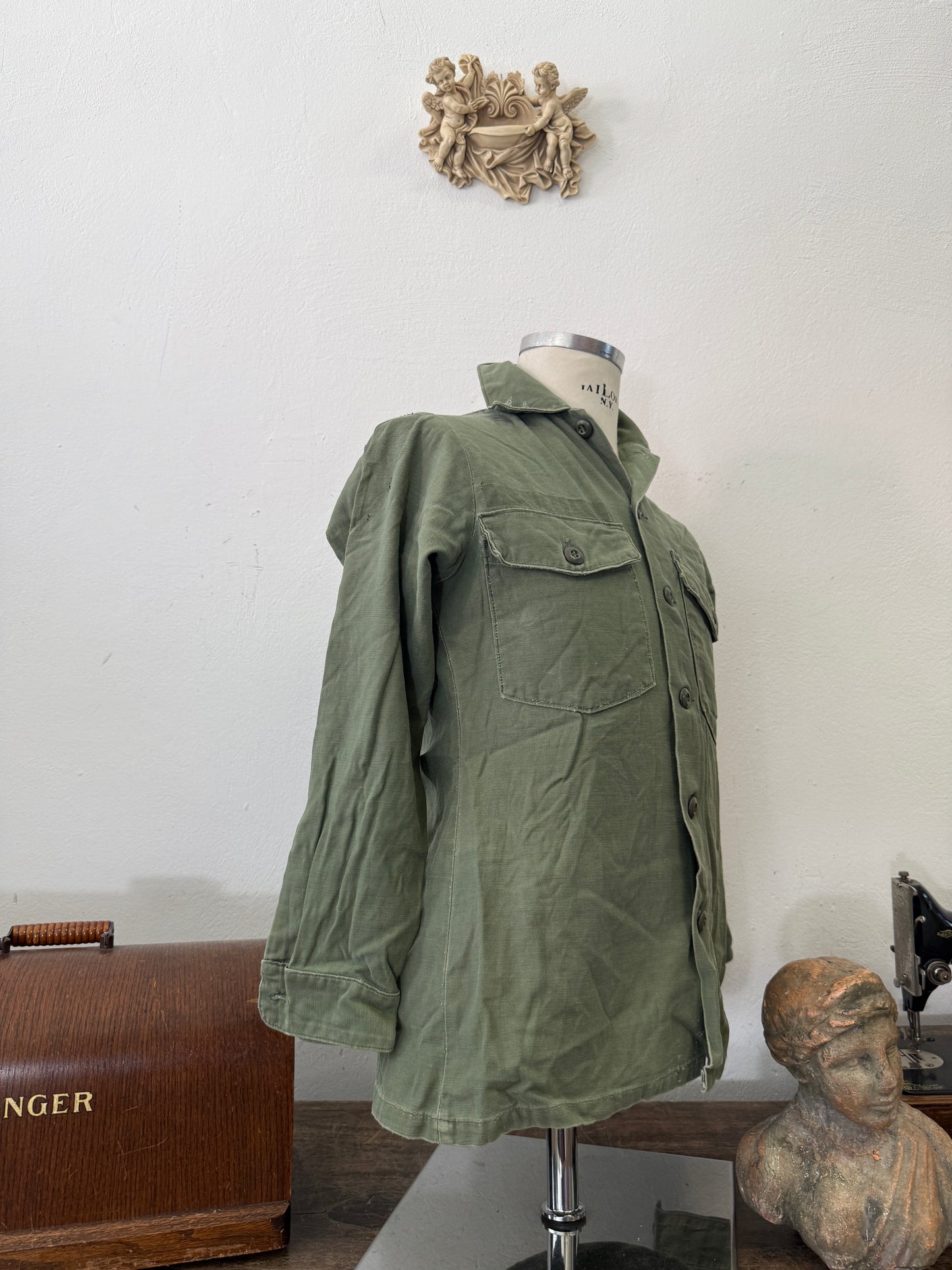 Vintage Og 107 Us Army Shirt “XS”