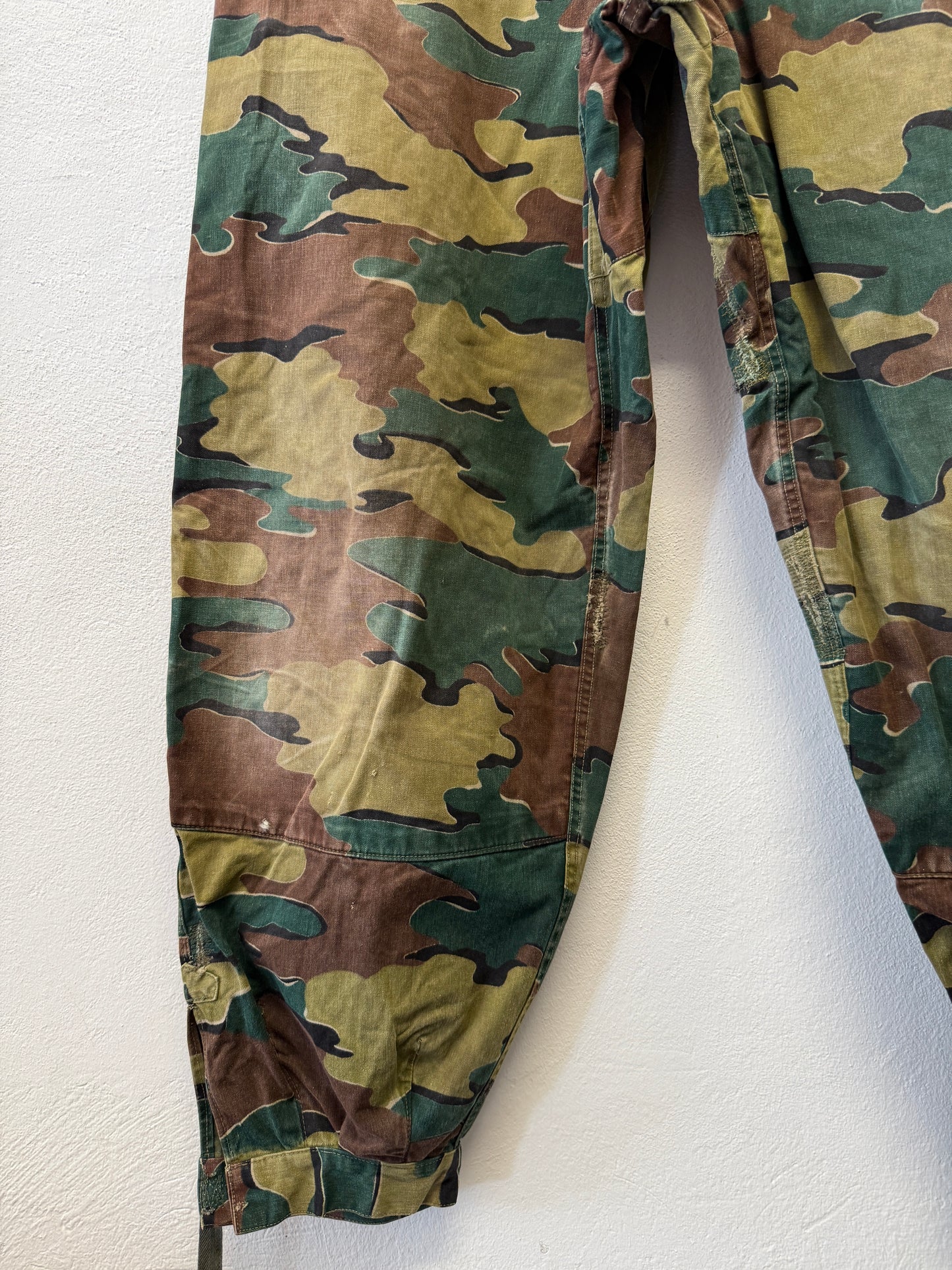 Vintage 1950s Belgian Army Camo Paratrooper Pants “W38”