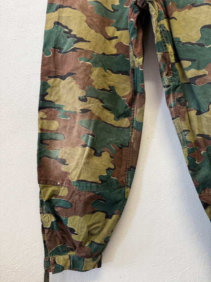 Vintage 1950s Belgian Army Camo Paratrooper Pants “W38”