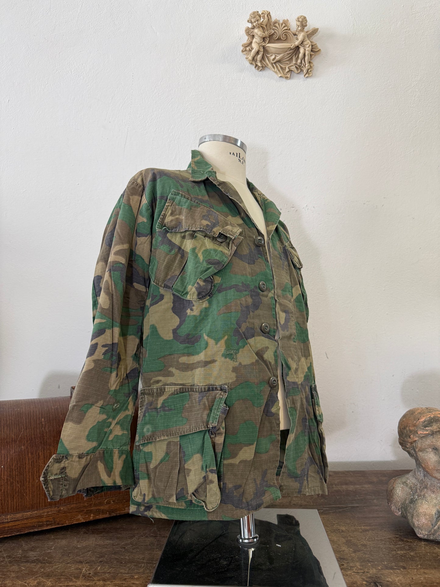 Vintage Jungle Jacket ERDL Us Army “M”