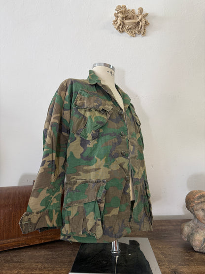 Vintage Jungle Jacket ERDL Us Army “M”