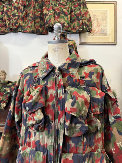 Vintage Swiss Army Camo Jacket M70 “XL”