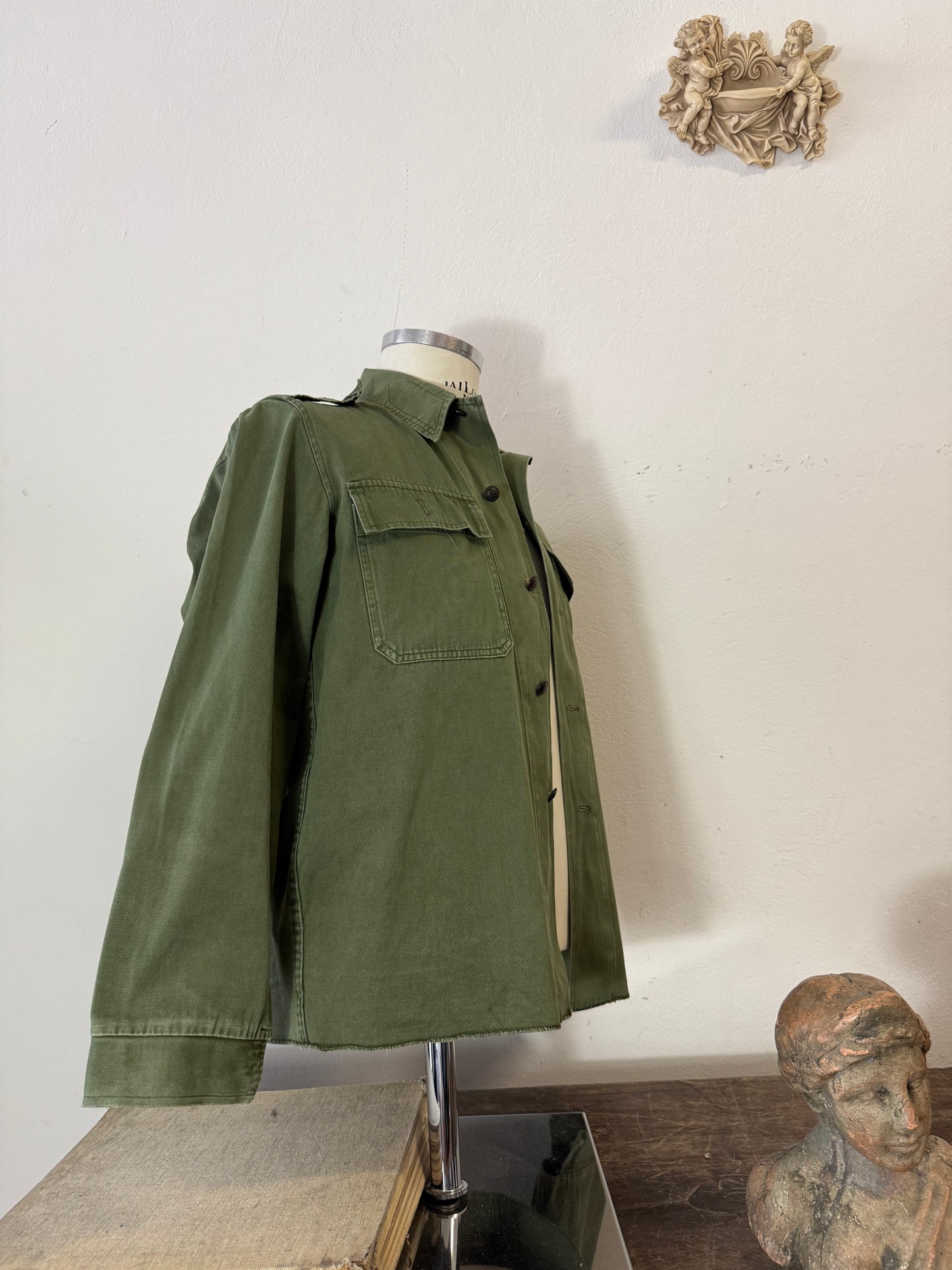 Vintage 80’s Hungarian Army Shirt “S”