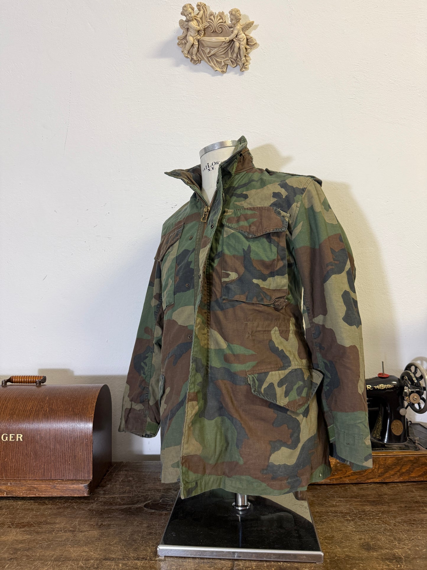 Vintage Woodland Field Jacket M65 Us Army “XS/S”