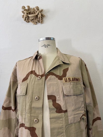 Vintage BDU Camo Jacket Ripstop US Army – L/XL