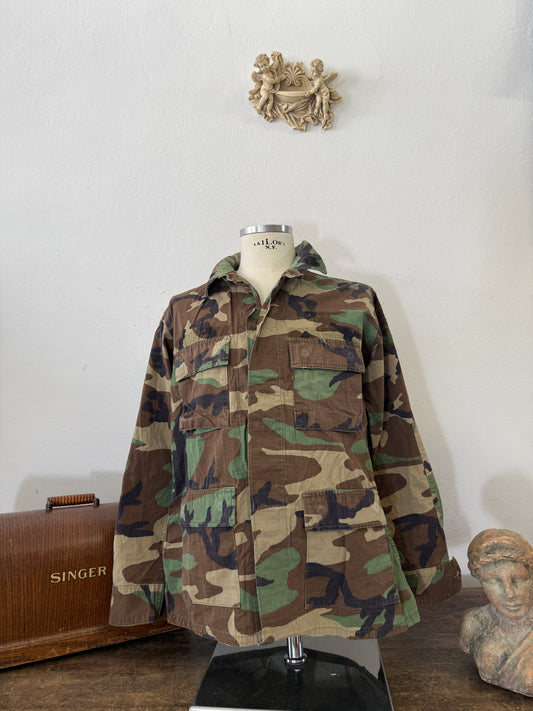 Vintage Ripstop Woodland Us Army Jacket “L”