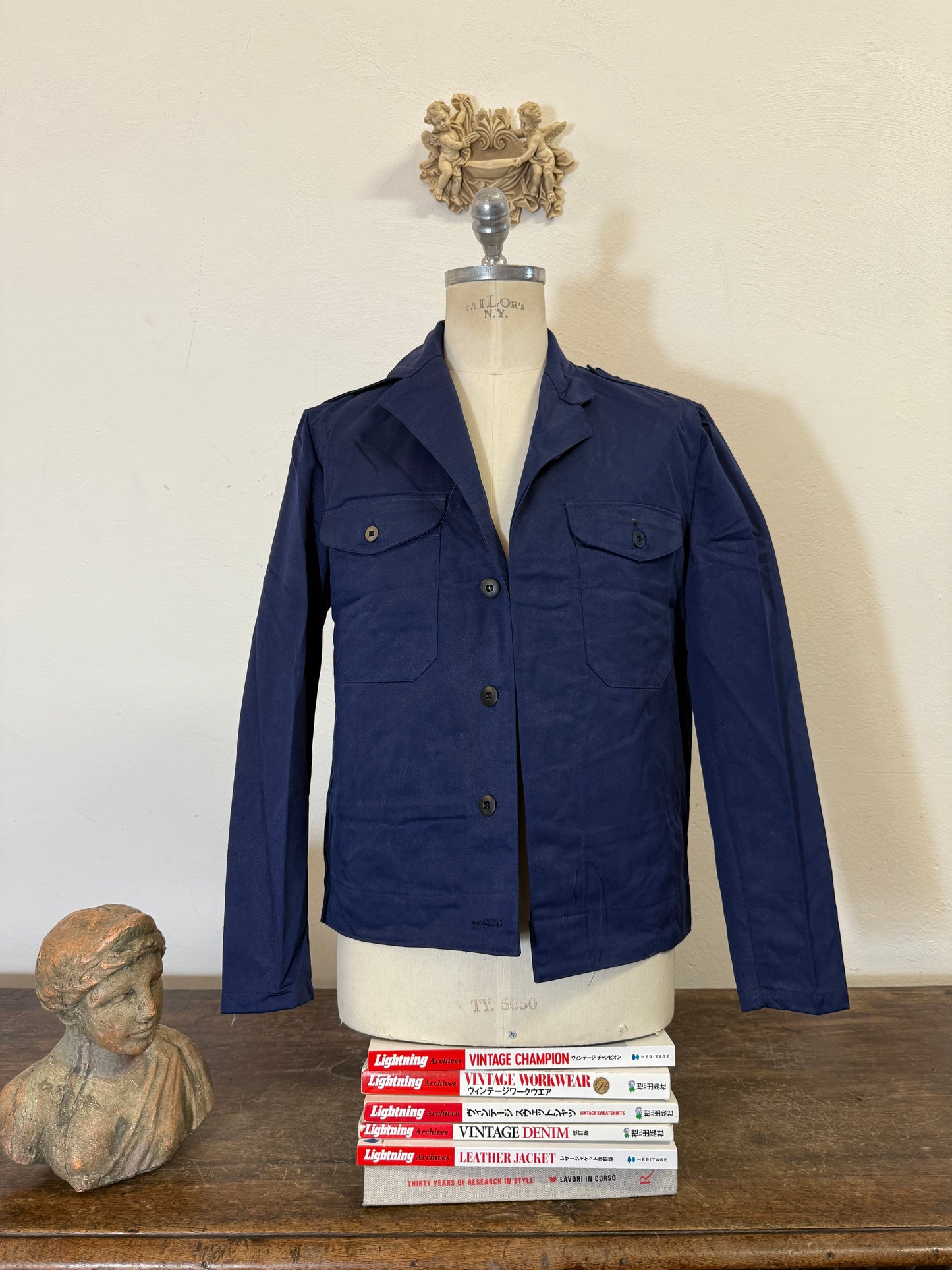Vintage Swedish Army Work Jacket - S, M
