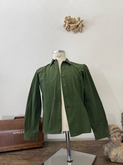 Vintage 80’s Woman Swedish Army Shirt - XS