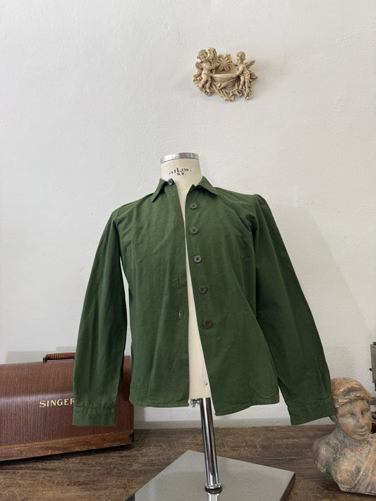 Vintage 80’s Woman Swedish Army Shirt - XS