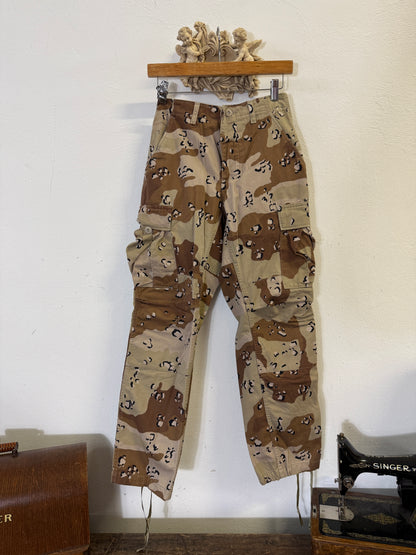 Vintage Desert Chocolate Cargo Pants Us Army “W24”