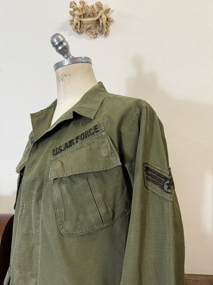 Vintage Rip Stop Jungle Jacket U.S. AIR FORCE “S”