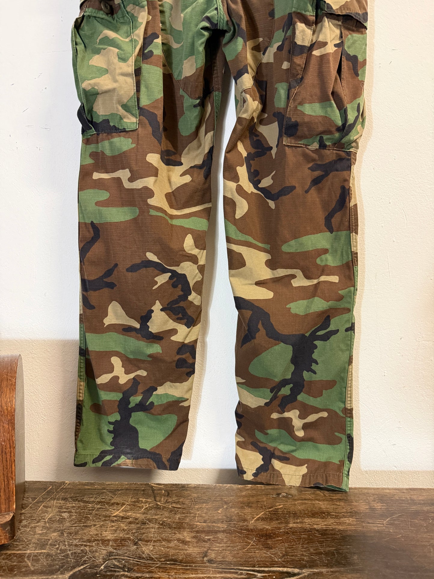 Vintage Woodland Camo Cargo Pants Us Army Rip Stop “W34”