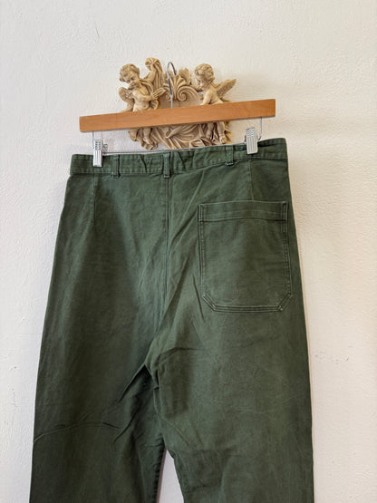 Vintage Swedish Army Fatigue Pants “W32”