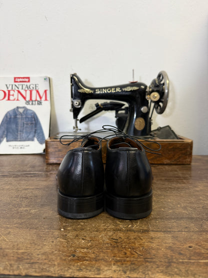 Used Church’s Men’s Black Leather Oxford Shoes – Made in England – UK Size 9