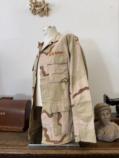 Vintage BDU Camo Jacket Ripstop US Army – L/XL