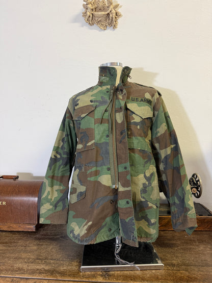 Vintage Woodland Field Jacket M65 Us Army “M”
