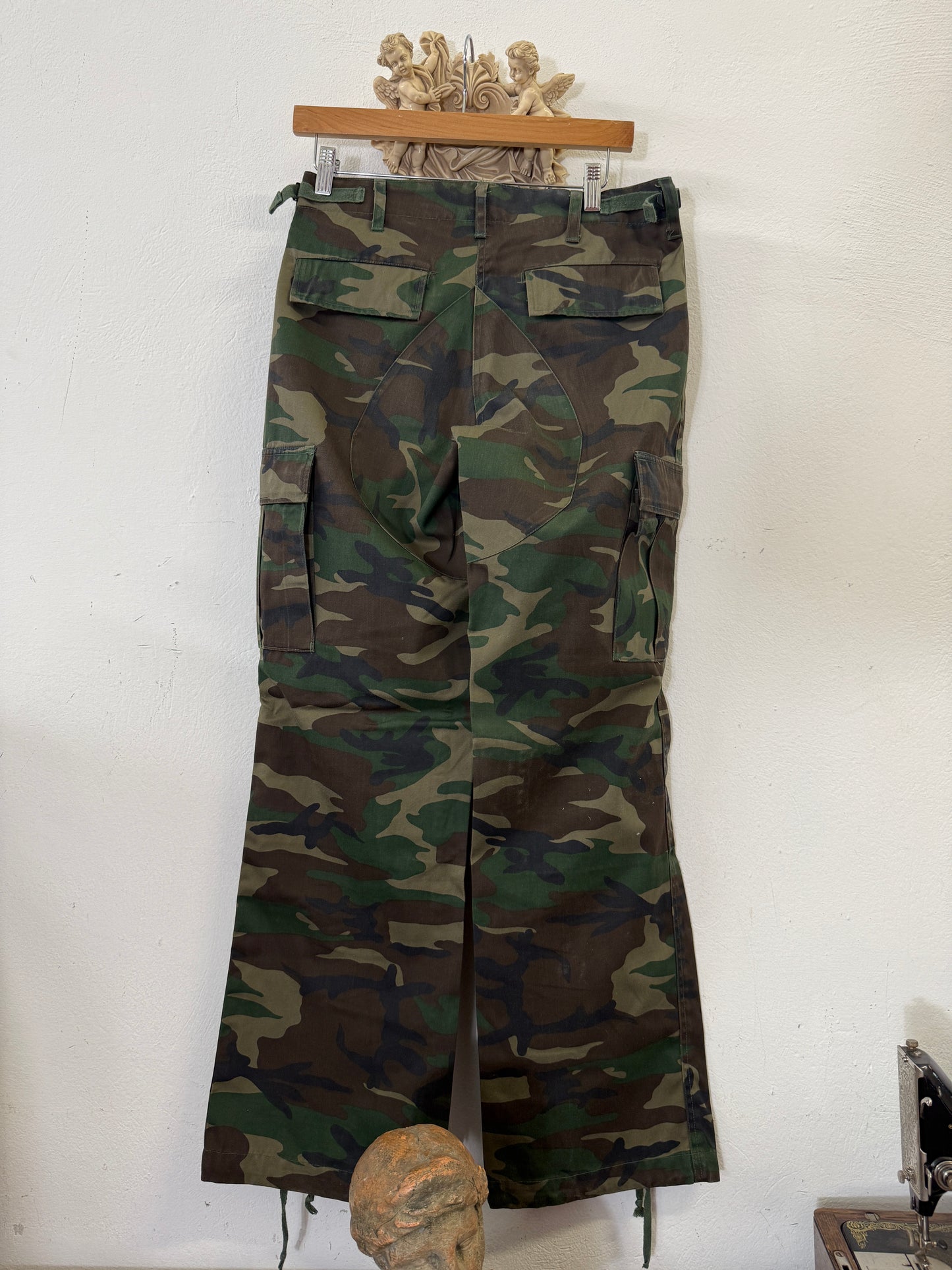 Camo Cargo Pants “W29”