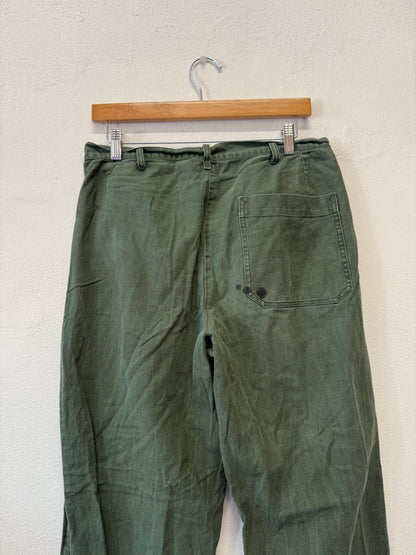 Vintage Swedish Army Fatigue Pants “W31”