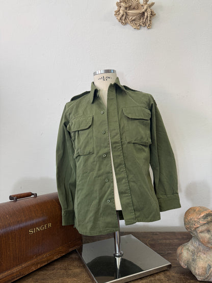 Vintage Spanish Army Shirt “XS”