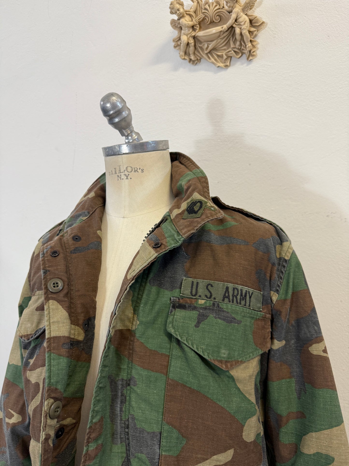 Vintage Woodland Field Jacket M65 Us Army “L/XL”