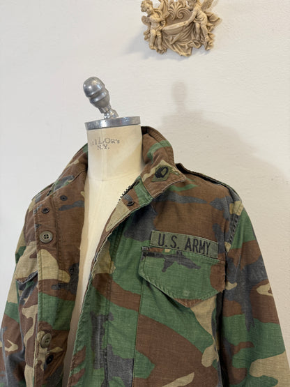 Vintage Woodland Field Jacket M65 Us Army “L/XL”